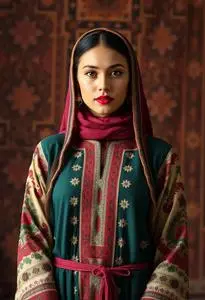 Afghani Kurta Woman Costume face swap