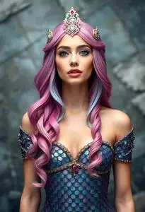Alana Mermaid Costume face swap