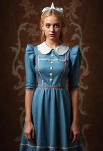 Alice Don Worry Darling Costume face swap