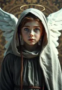 Angel Gabriel Nativity Costume face swap
