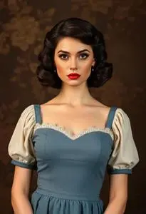 Anita West Side Story Costume face swap