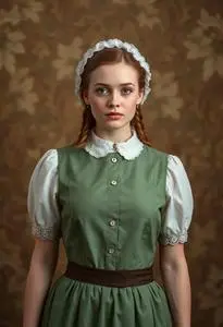 Anne From Green Gables Costume face swap