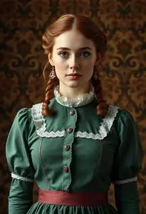 Anne Green Gables Costume face swap