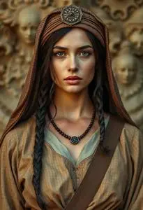 Archaeologist Woman Costume face swap