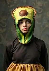 Avocado Toast Costume Millennials face swap