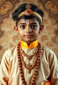 Baby Sreekrishna Male Jayanthi Costume face swap