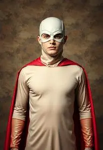 Blank Superhero Costume face swap