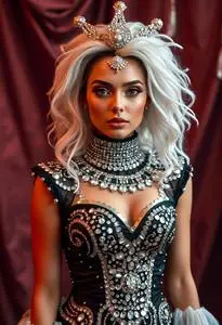 Bling Party Theme Costume face swap