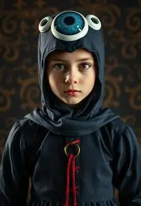 Blue Eye Costume face swap