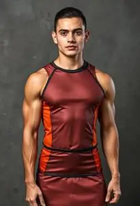 Bodybuilding Workout Clothes Costume face swap