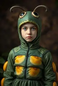 Bugs Life Caterpillar Costume face swap