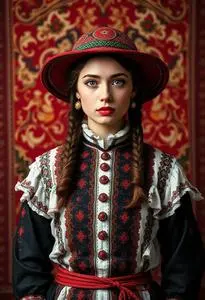 Bulgarian Traditional Costume face swap