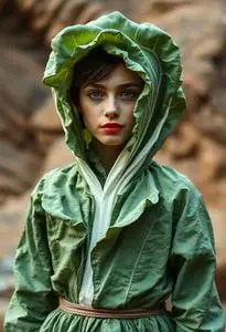 Cabbage Fancy Dress Costume face swap