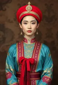 Cambodia National Costume face swap