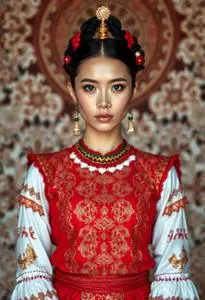 Cari Osa Folk Dance Costume face swap