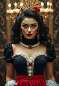Casino Theme Woman Costume face swap
