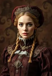 Catherine Parr Costume Six face swap