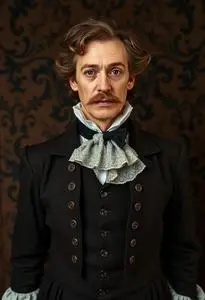 Charles Dickens Costume face swap