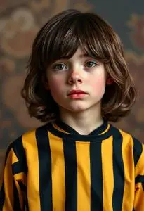 Child Joey Ramone Costume face swap