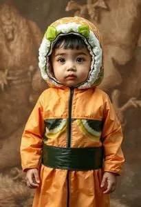 Child Sushi Roll Costume face swap