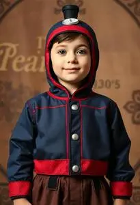 Child Thomas Train Costume face swap