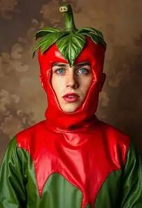 Chilli Pepper Costume face swap