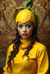 Chiquita Banana Woman Costume face swap