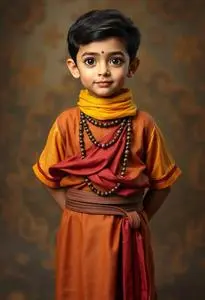 Chota Bheem Dress Costume face swap