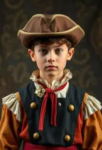 Christopher Columbus Costume Boy face swap