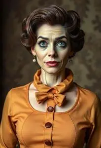 Chuckie Finster Woman Costume face swap