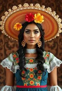 Cinco Mayo Costume Woman face swap