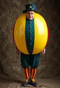 Circus Human Cannonball Costume face swap