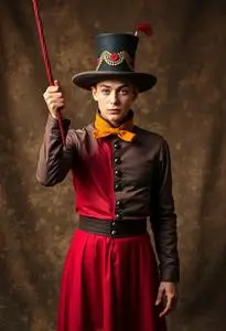 Circus Tightrope Walker Costume face swap