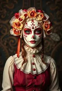 Costume Karneval face swap