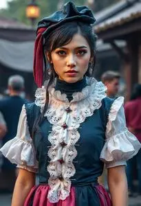 Costume Model Town face swap