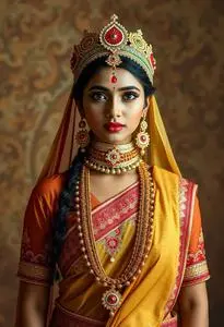 Costume Navratri Costume face swap