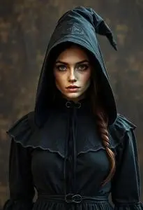 Coven Witch Costume face swap