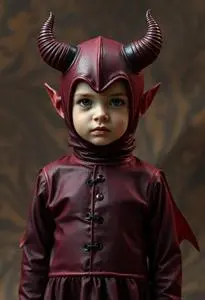 Daddys Lil Devil Costume face swap