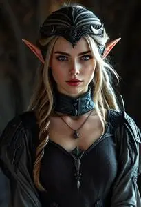 Free Dark Elf Female Costume Face Swap