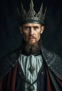 Dark Northern King Costume Man face swap