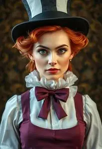 Delightful Hatter Costume face swap