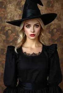 Deluxe Witch Costume face swap