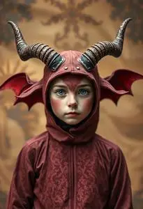 Devil Goat Costume face swap