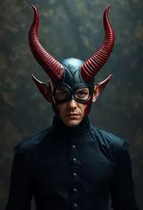 Devil Horns Costume Man face swap