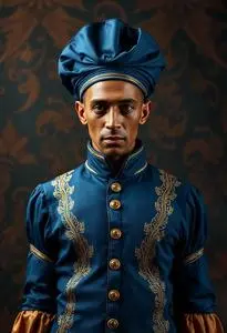 Django Blue Costume face swap