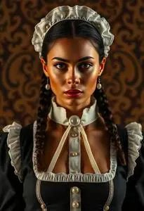 Django Unchained Maid Costume face swap
