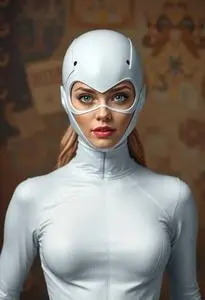 Elastigirl White Costume face swap