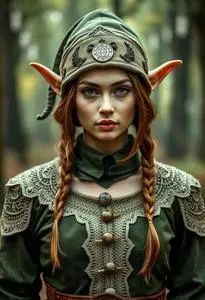 Elf Costume Woodland face swap