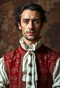 Elizabethan King Man Costume face swap