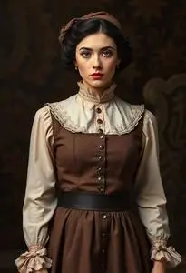 Emily Pankhurst Costume Fancy Dress face swap